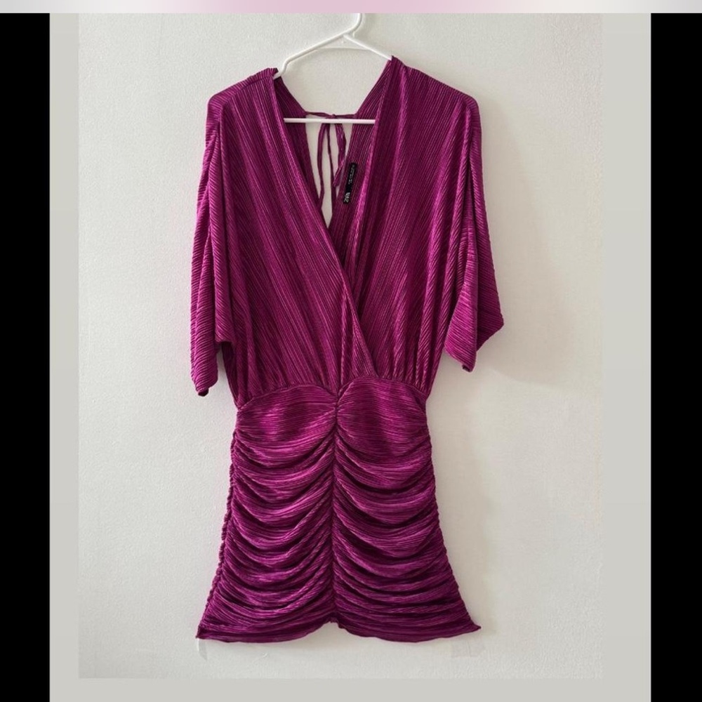 Zara Magenta Mini Dress